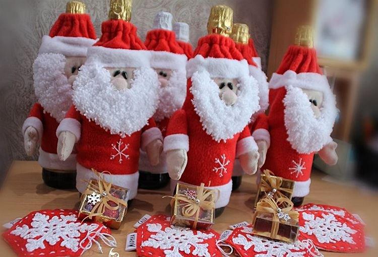 Fabriquer le Père Noël de ses propres mains - photos et idées