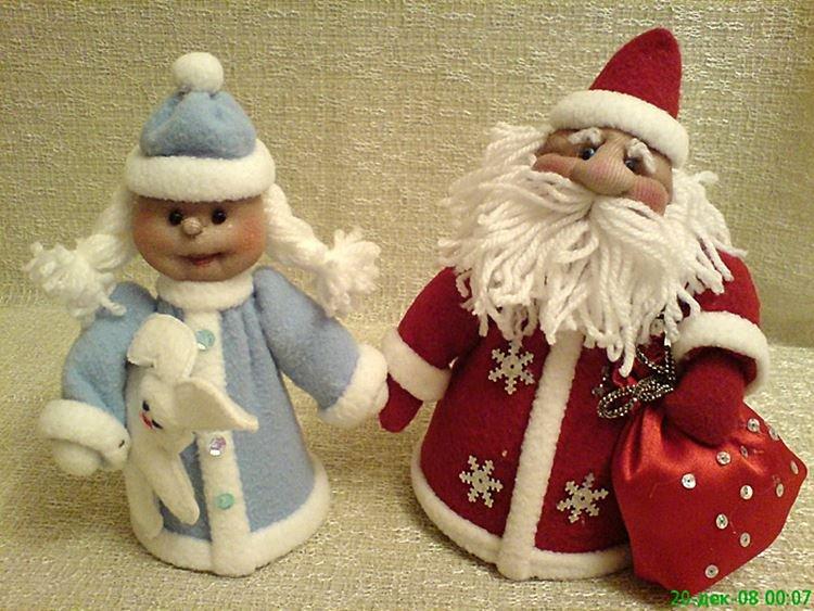 Fabriquer le Père Noël de ses propres mains - photos et idées