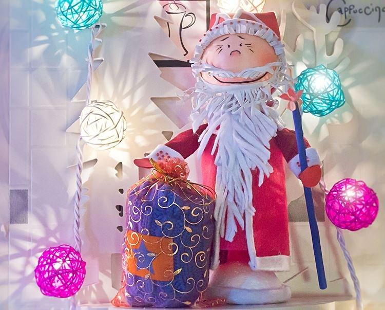 Père Noël de ses propres mains à la maternelle et à l'école - photos et idées