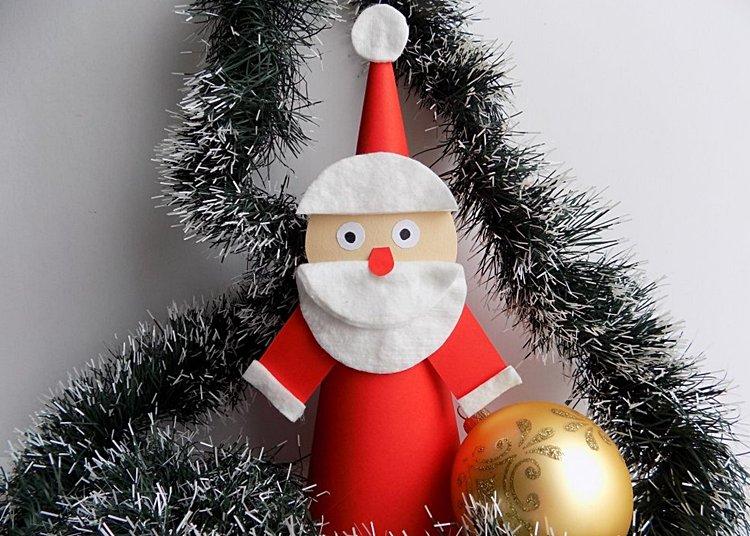 Père Noël de ses propres mains à la maternelle et à l'école - photos et idées