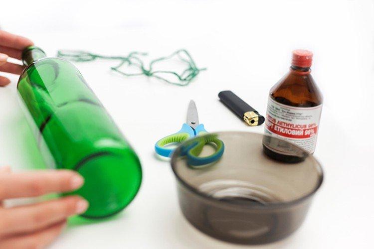 Boule de Noël en bouteille - Déco bouteille DIY