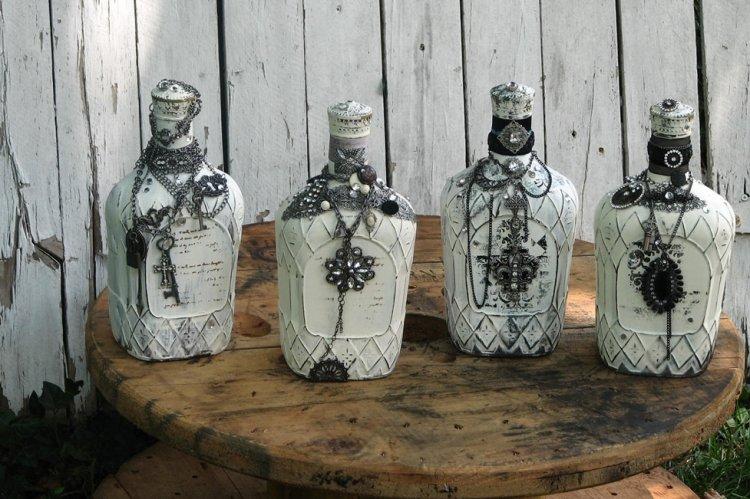 Décoration de bouteille DIY - photos et idées