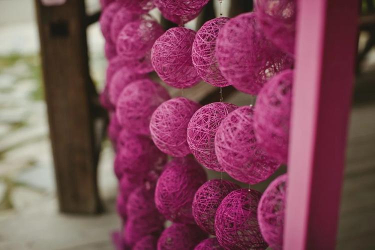 Boules de fil - Décoration de chambre DIY