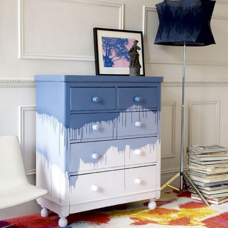 DIY déco d'armoire ancienne - idées photo