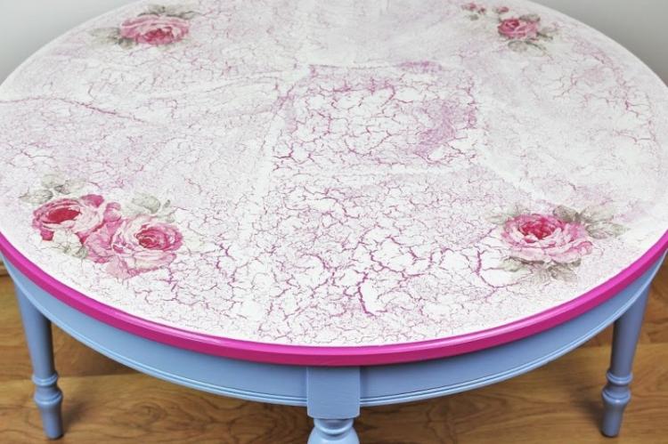Craquelure - DIY déco de table ancienne