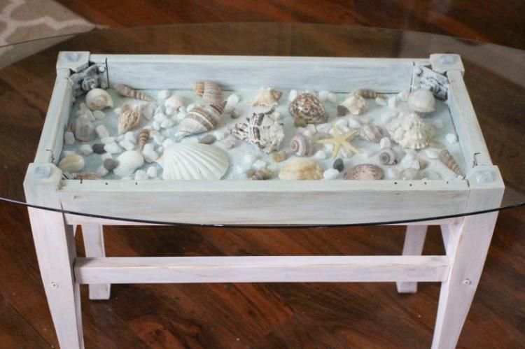 Décor sous verre - DIY déco de table ancienne