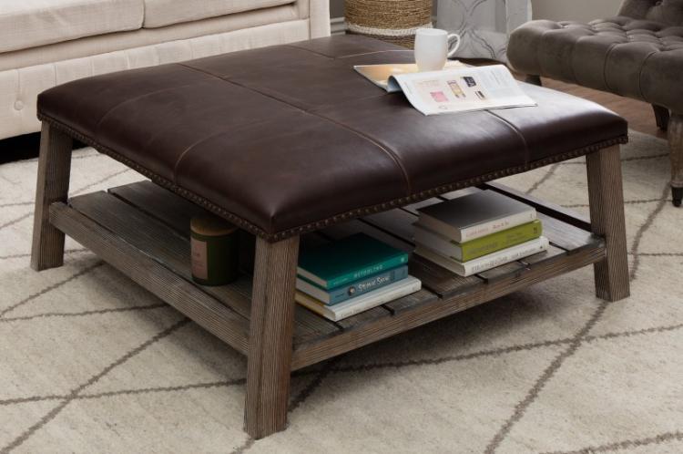 Revêtement de cuir ou dermantine - DIY déco de table ancienne