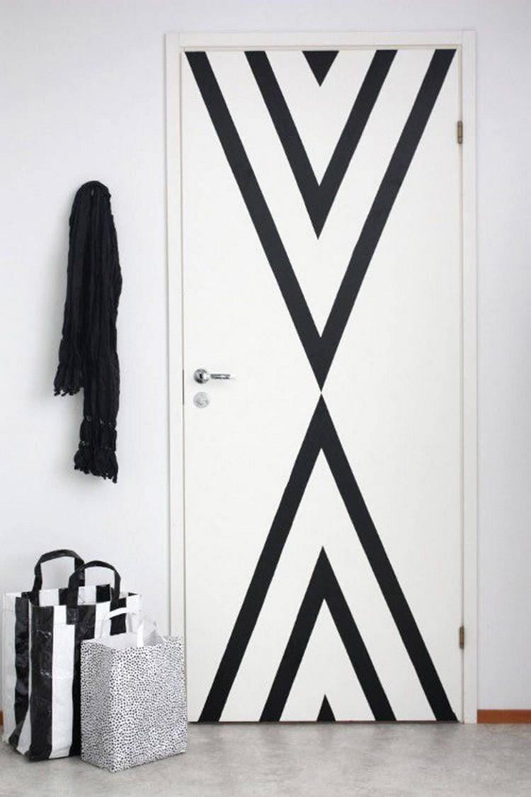 DIY déco de porte ancienne - photo