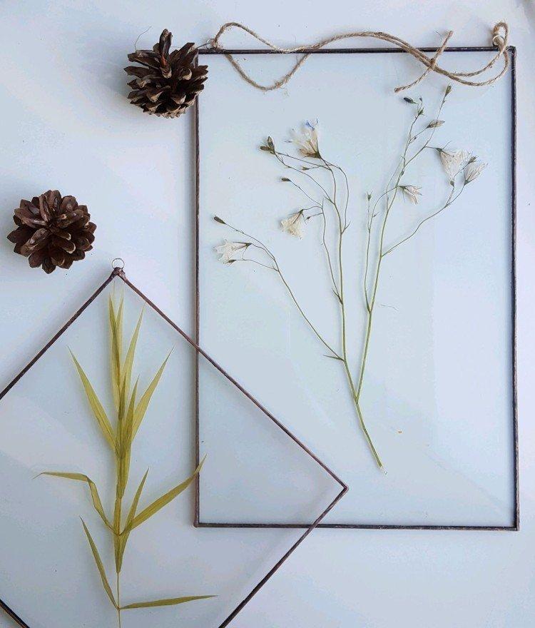 Fleurs séchées - Décoration murale DIY