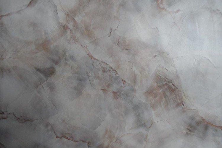 Imitation avec texture marbre - plâtre décoratif DIY