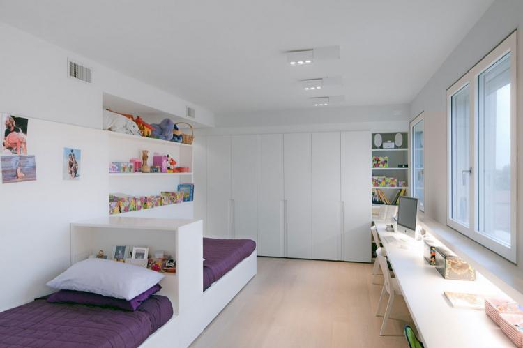 Chambre d'enfants high-tech pour enfants hétérosexuels - Design d'intérieur