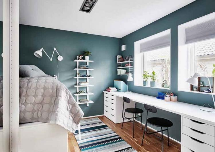Aménagement intérieur d'une chambre d'enfants pour enfants de sexes différents - photo