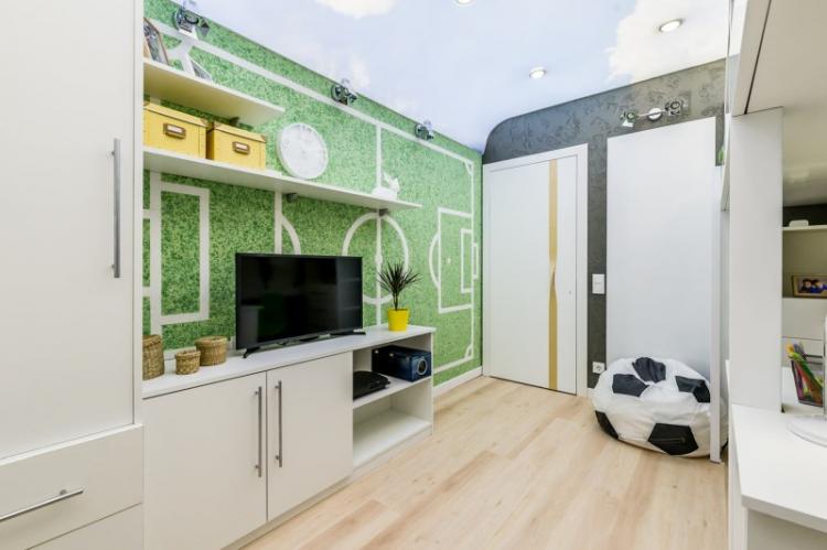 Conception d'une chambre d'enfant pour un garçon - photos d'intérieurs réels