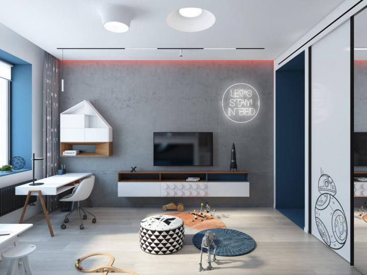 Chambre d'enfant Gravity - design d'intérieur