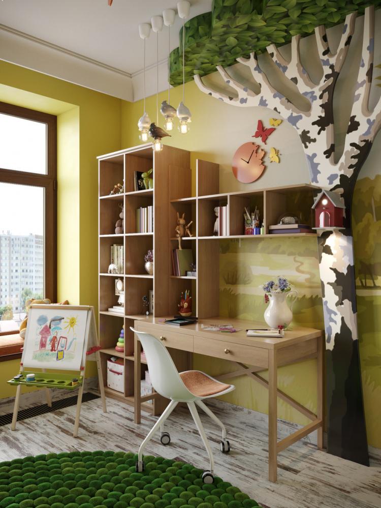 Chambre d'enfant Sweet village - décoration d'intérieur