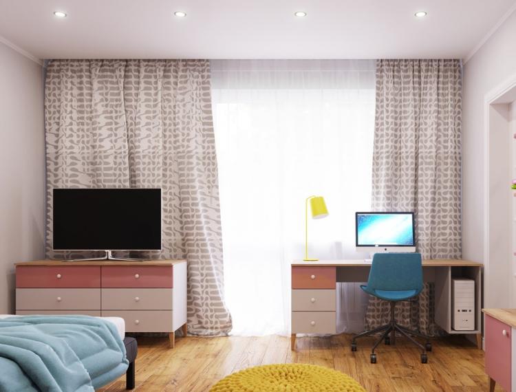 Chambre d'enfants Minnie Mouse - design d'intérieur