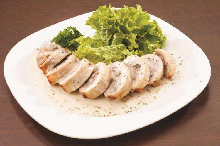 Poitrines de poulet farcies - Recettes de repas diététiques