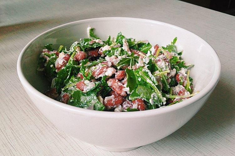 Salade diététique de haricots rouges au fromage blanc - recettes