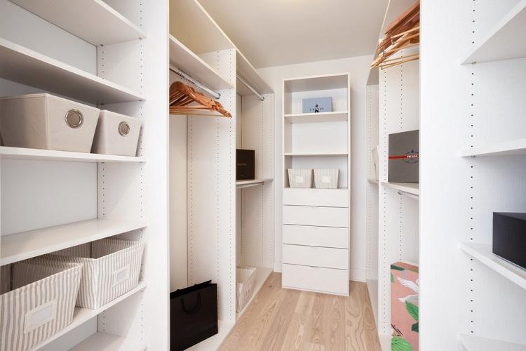 Conception de dressing - photos d'intérieurs réels