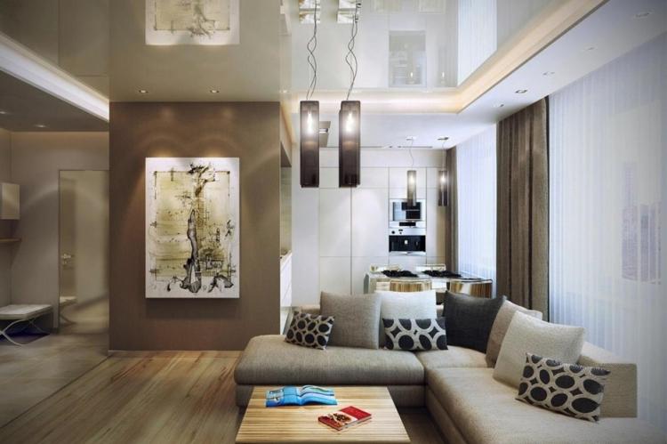 Conception de salon 16 m² - des photos de vrais intérieurs