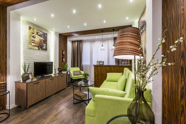 Conception de salon 16 m² - des photos de vrais intérieurs