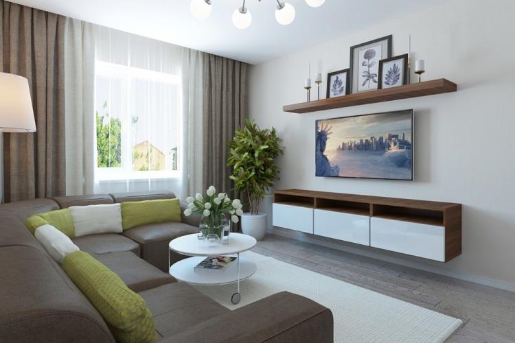 Conception de salon 17 m². - des photos de vrais intérieurs