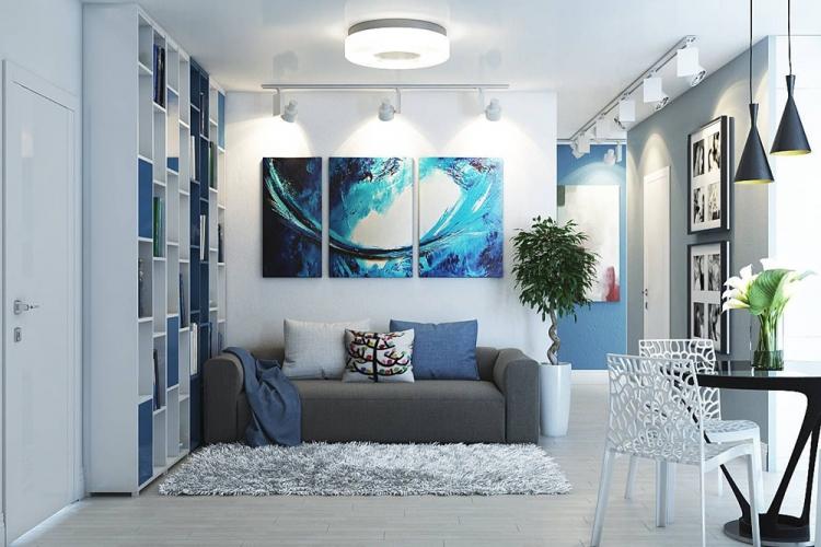 Conception de salon 17 m². - des photos de vrais intérieurs