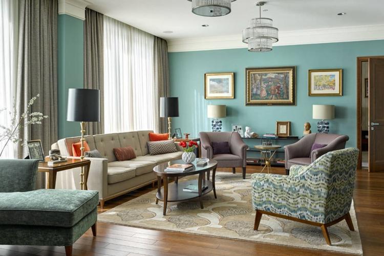 Salon design 18 m² - des photos de vrais intérieurs