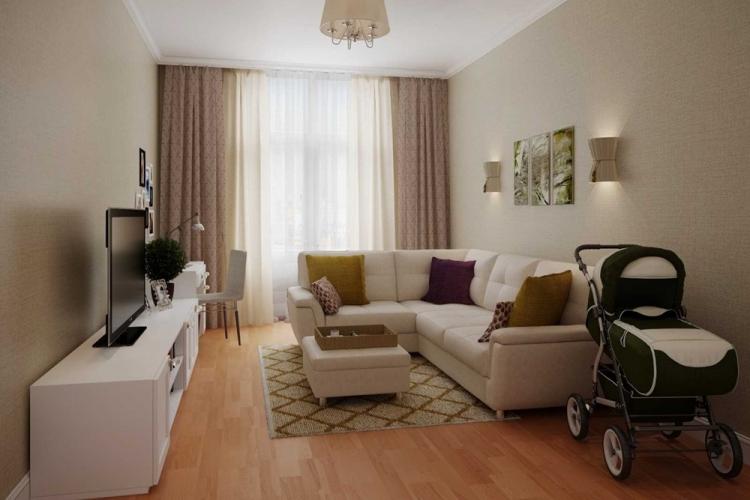 Salon design 18 m² - des photos de vrais intérieurs