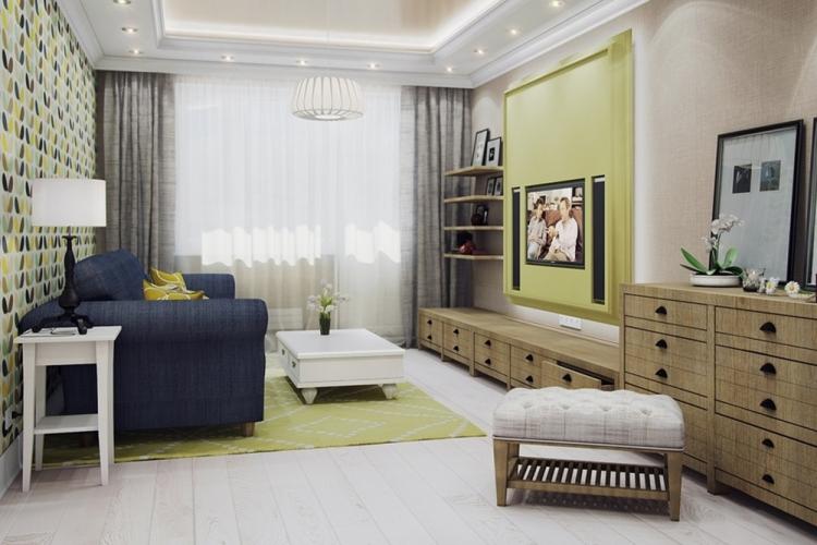 Salon design 18 m² - des photos de vrais intérieurs