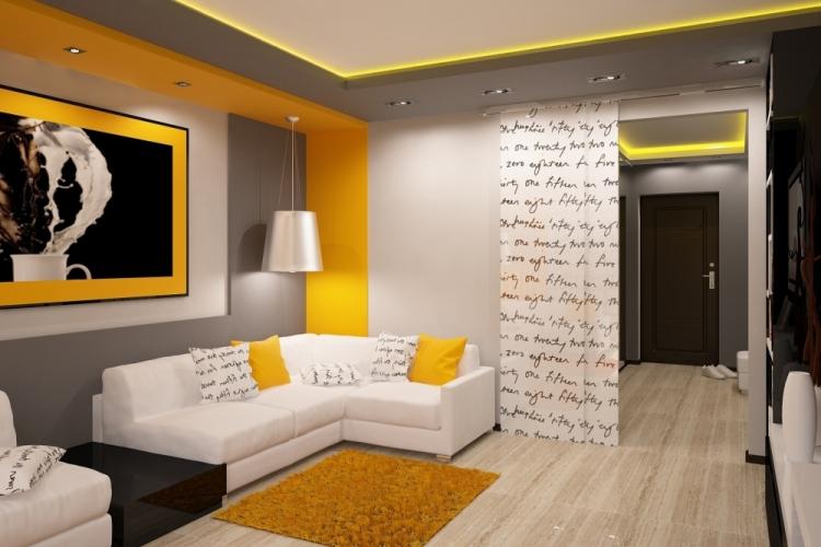 Salon design 18 m² - des photos de vrais intérieurs