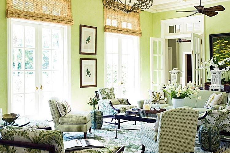 Design de salon vert 2021