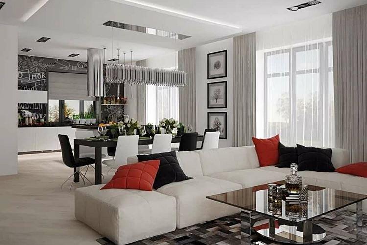 Design de salon 2021 dans un style moderne