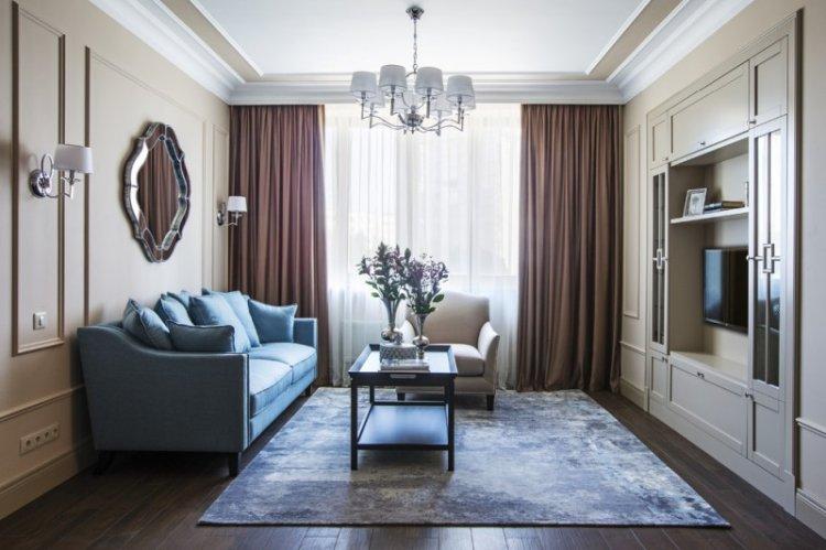 Salon de style classique - photo de design d'intérieur