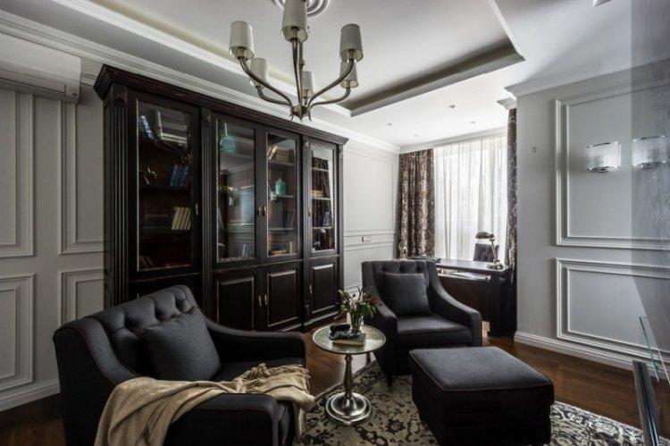 Salon de style classique - photo de design d'intérieur