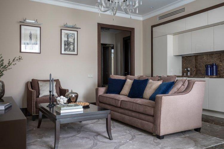 Salon de style classique - photo de design d'intérieur