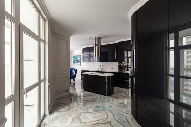 Aménagement intérieur d'un appartement dans le style art déco