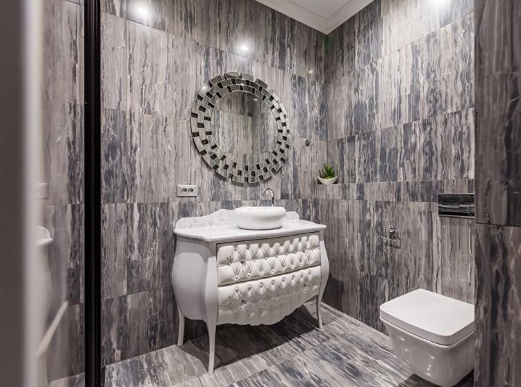 Aménagement intérieur d'un appartement dans le style art déco