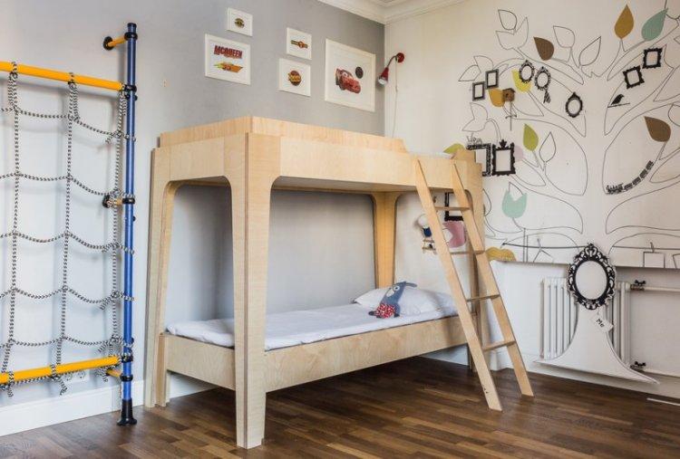 Chambre d'enfant dans un style scandinave - photo de design d'intérieur