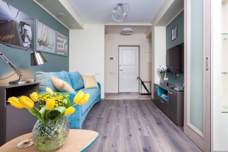 Salon de style contemporain - photo de design d'intérieur