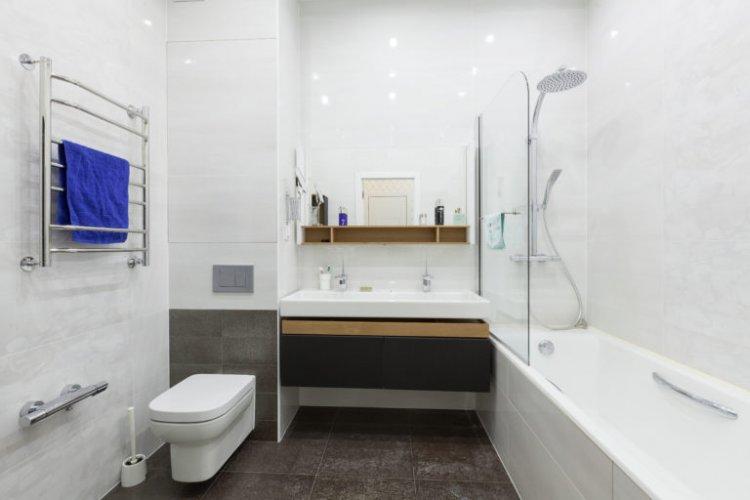 Salle de bain contemporaine - photo design d'intérieur