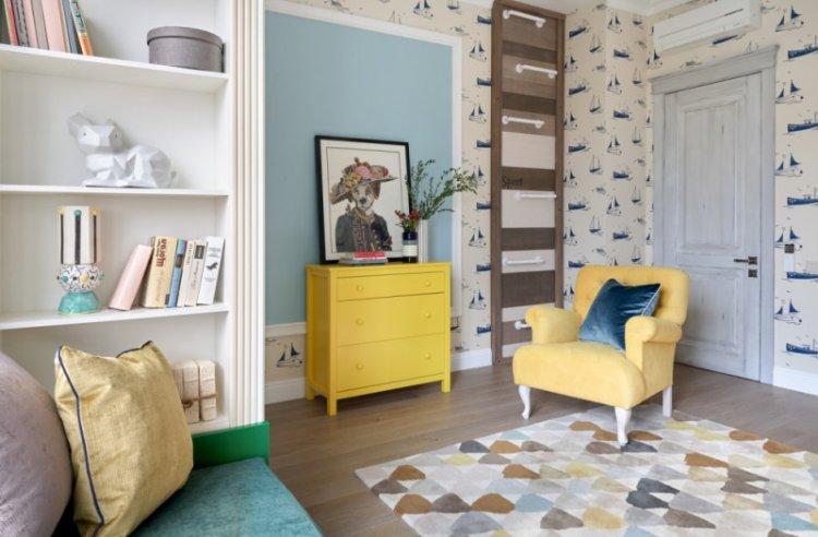 Chambre d'enfants contemporaine - photo de design d'intérieur