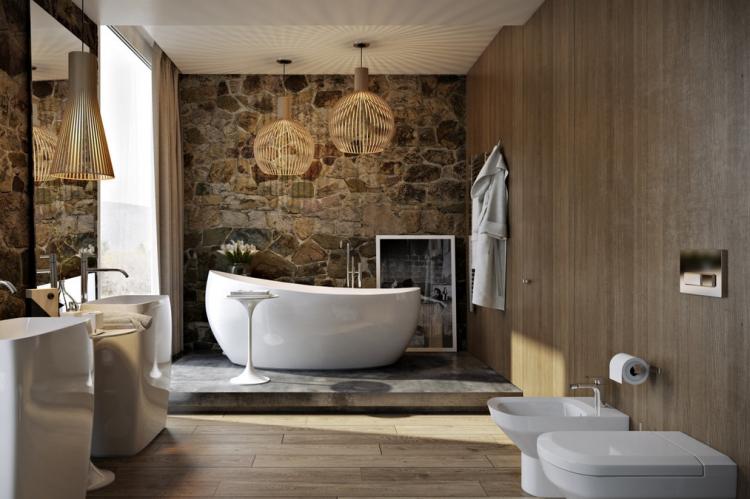 Design d'intérieur de salle de bain - photo