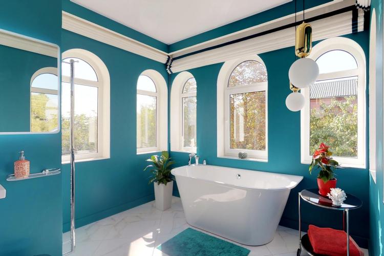 Design d'intérieur de salle de bain - photo