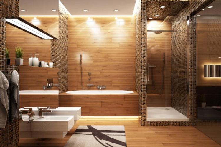 Design d'intérieur de salle de bain - photo