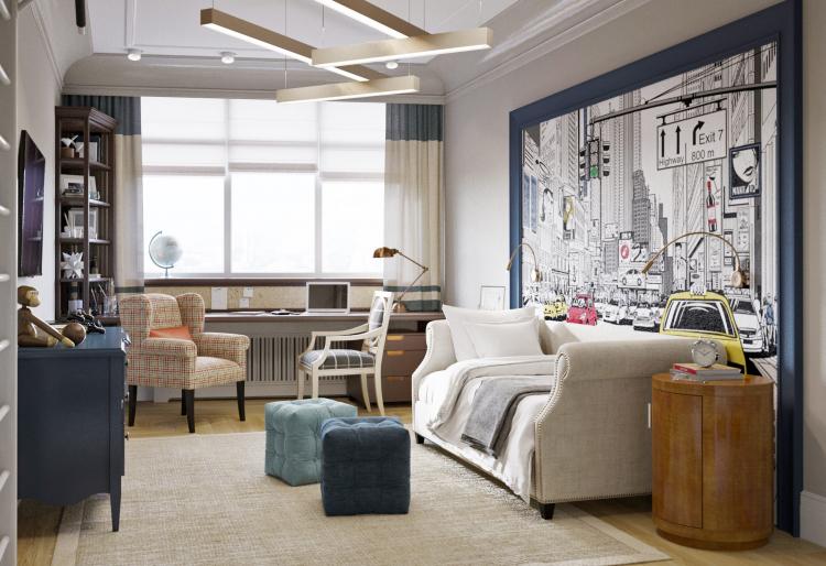 Design d'intérieur d'une chambre pour une adolescente - photos d'intérieurs réels