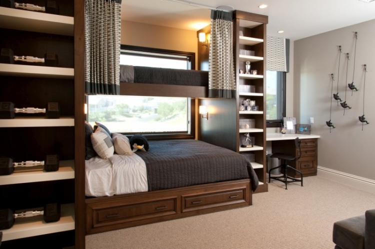 Conception de la chambre pour deux adolescents