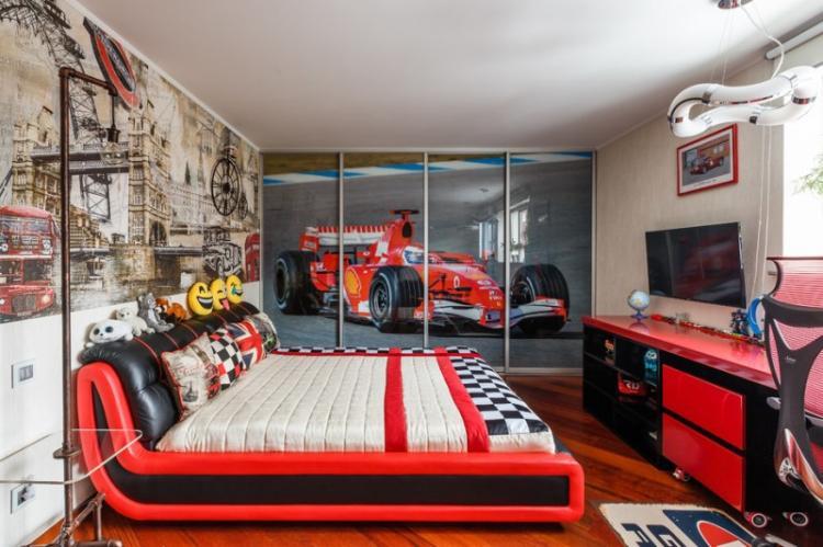 Chambre pour un adolescent - photo de design d'intérieur