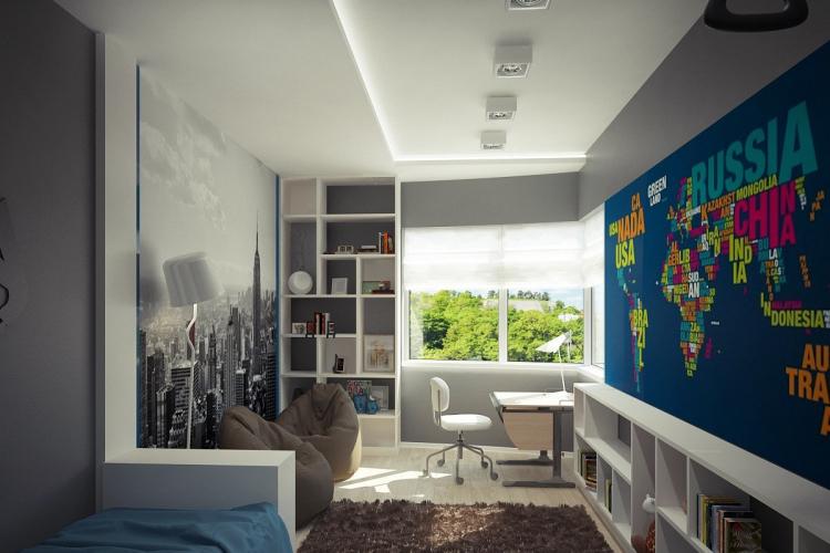 Décoration plafond - Concevoir une chambre pour un adolescent