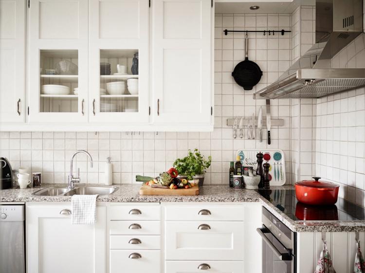 Cuisine 10 m² dans un style scandinave - design d'intérieur